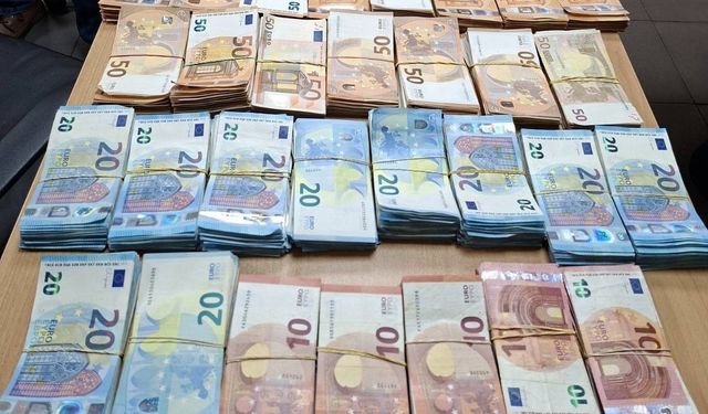 Tır kabininde ele geçirilen 99 bin 970 euro komşuya kaldı
