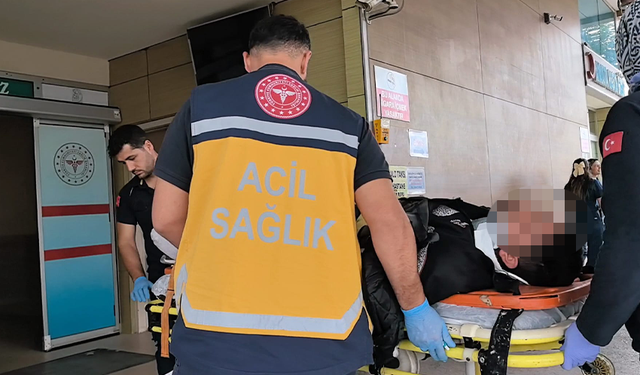 İnegöl'de motosikletli ölümden döndü