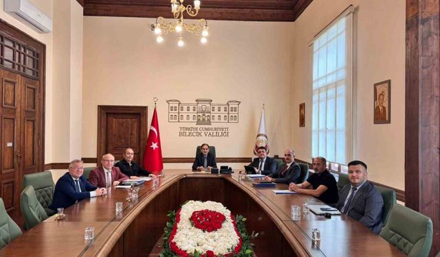 Bilecik’te vakıf adına yapılacak olan sosyal tesis için görüşmeler başladı