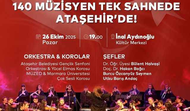 Cumhuriyetin 102. yılında 140 müzisyen aynı sahnede buluşuyor