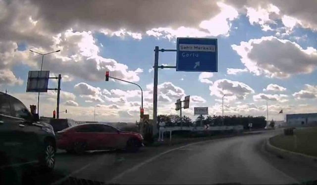 Kaza tehlikesi sözlü tartışmayla bitti
