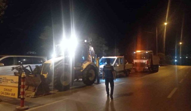 Kocaeli’de yola beton döken firmaya 20 bin lira ceza