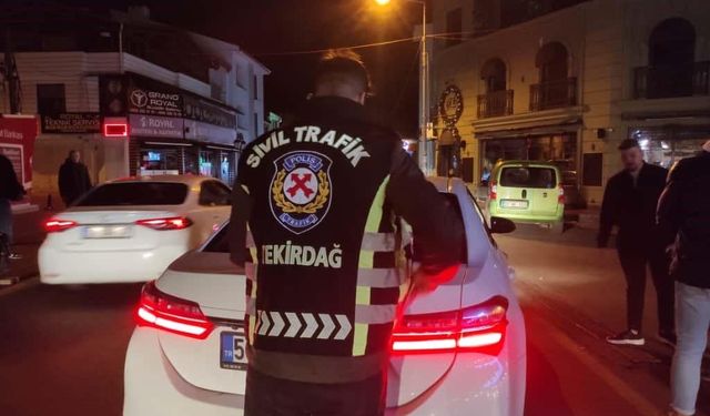 Tekirdağ’da sivil polisi vale sanan alkollü sürücü yakalandı