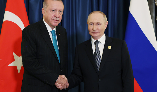 Cumhurbaşkanı Erdoğan, Rusya Devlet Başkanı Putin ile görüştü