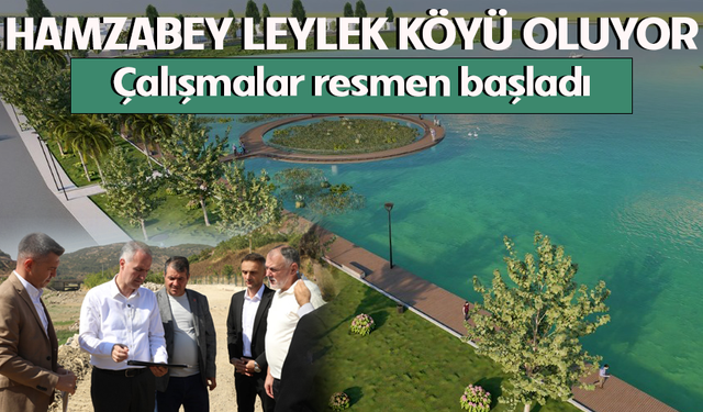 Hamzabey leylek köyü oluyor! Çalışmalar resmen başladı
