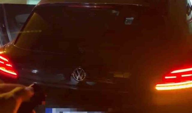 Abartılı egzozla tehlikeli sollama yapan sürücü cezadan kaçamadı