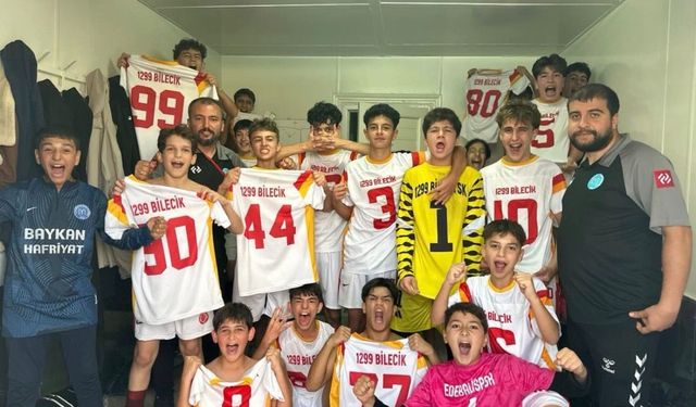 Bilecik U14 Gençler Ligi’nde derbinin kazanını 1299 Bilecik Futbol Kulübü oldu