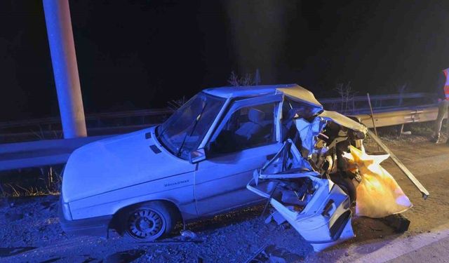 Bilecik’te tır otomobile arkadan çarptı: 1 yaralı