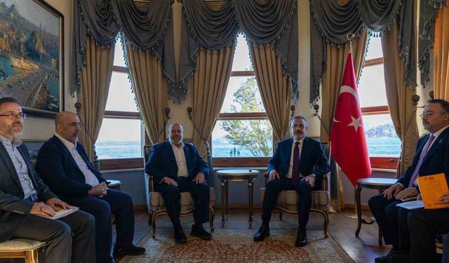 Dışişleri Bakanı Hakan Fidan, Hamas Heyeti ile görüştü