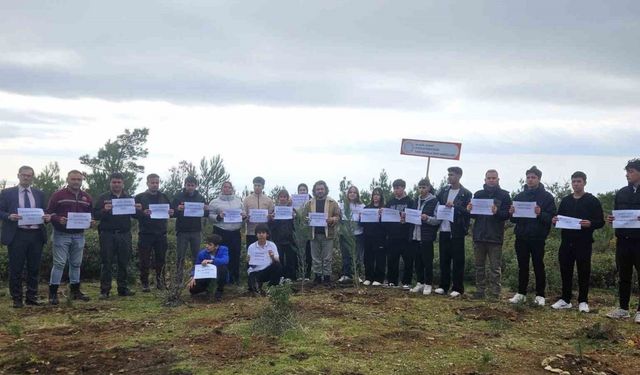 Edremit’te C-130 kazası şehitleri için fidanlar dikildi