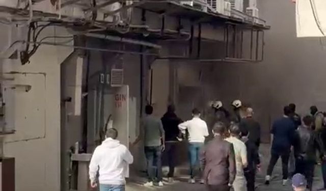 İSTOÇ’da yangın paniği