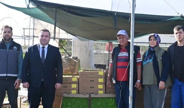 Kaymakam Ünal’dan çiftçilere sertifikalı tohum desteği