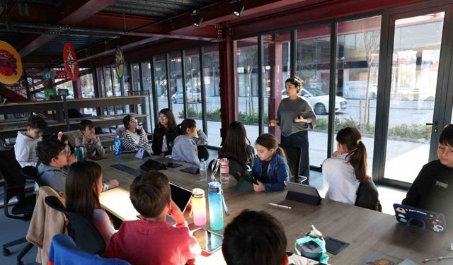 Nilüfer’de çocuklar animasyonun temellerini öğrendi