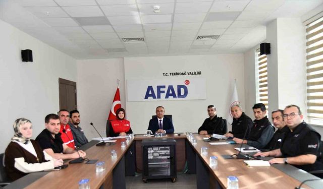 Tekirdağ’da afet beslenme kapasitesi masaya yatırıldı