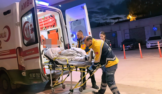 İnegöl'de bisikletli korkuyu yaşadı