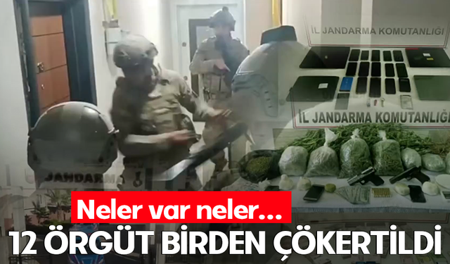 9 ilde suç örgütlerine darbe: 106 şüpheli yakalandı!