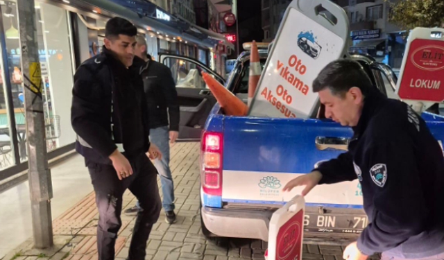 Çalı Mahallesi'nde kaldırım işgallerine sabah operasyonu