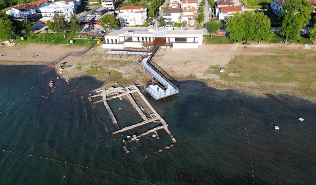 Papa'nın ayin yapacağı İznik'teki bazilika havadan görüntülendi