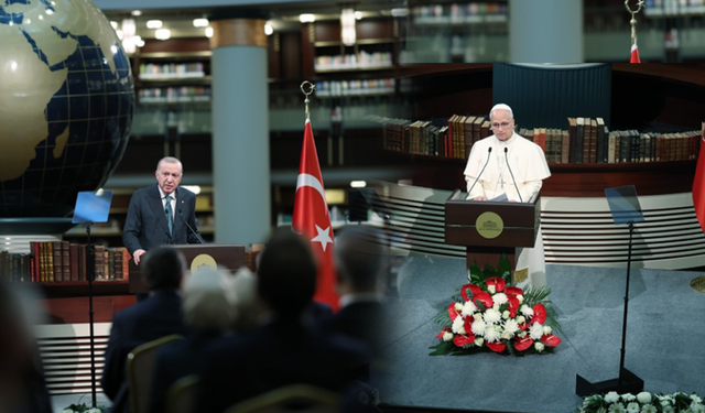 Papa 14. Leo Ankara'da! Cumhurbaşkanı Erdoğan'dan önemli açıklamalar