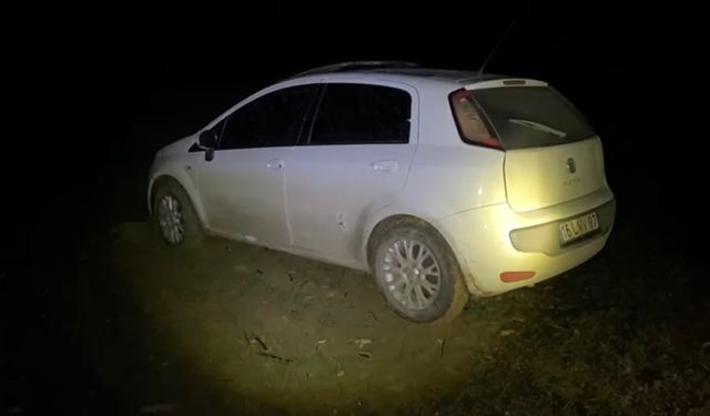 İnegöl'de nefes kesen kovalamaca: Çamura saplanında bırakıp kaçtı