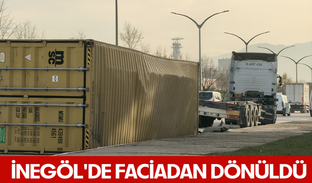 İnegöl'de faciadan dönüldü