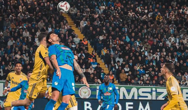 Rize'de gol düellosu! Fenerbahçe'den muhteşem geri dönüş