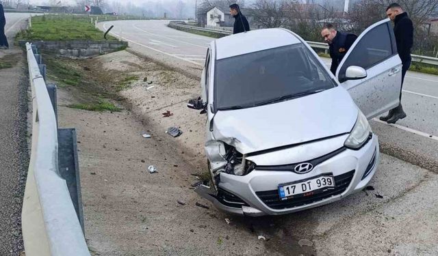 Çan’da trafik kazası: 1 yaralı