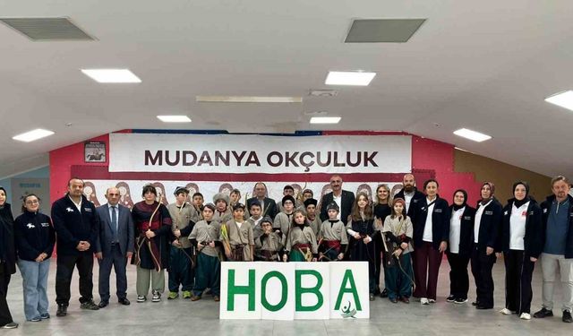 Mudanya’da öğrencilere yönelik okçuluk etkinliği büyük ilgi gördü