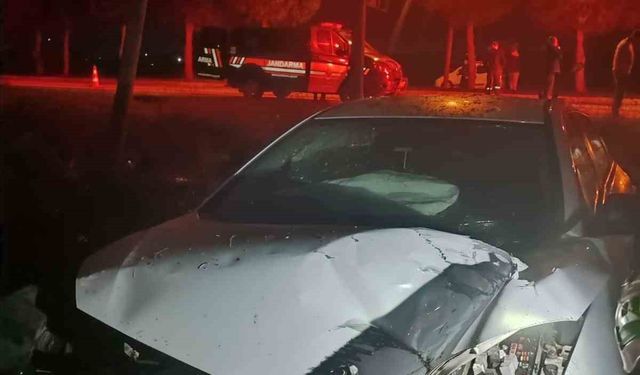 Susurluk’ta trafik kazası: 1 yaralı