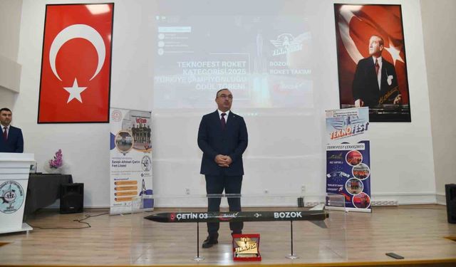 TEKNOFEST'te büyük gurur: Tekirdağlı öğrenciler Türkiye birincisi oldu