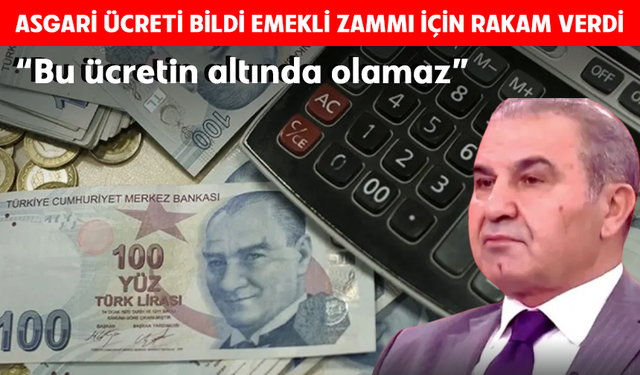 Asgari ücreti bildi, 2026 emekli zammı için rakam verdi