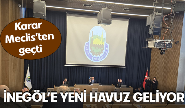 İNEGÖL’E YENİ HAVUZU GELİYOR