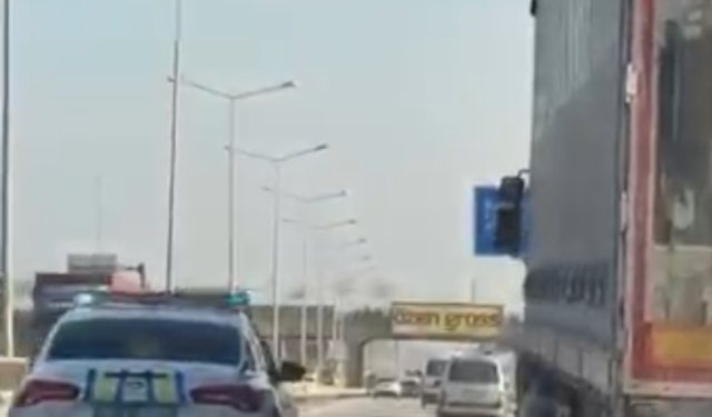 İnegöl'de silahlı kovalamaca kamerada