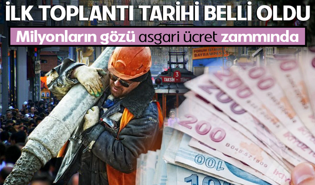 Asgari ücrette ilk toplantı 12 Aralık'ta yapılacak!