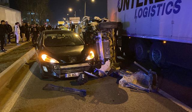 İnegöl'de katliam gibi kaza