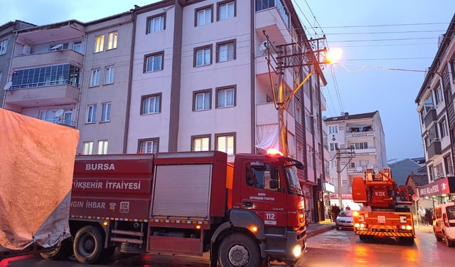 İnegöl'de yangın paniği