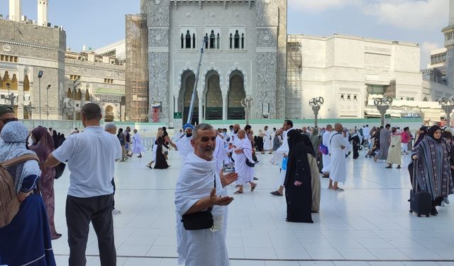 İnegöl'den yola çıktı! 2 bin 600 kilometrelik yolu katederek Mekke'ye geldi