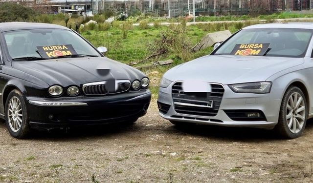 Bursa’da kaçak otomobil ticareti yapanlara polis baskını!