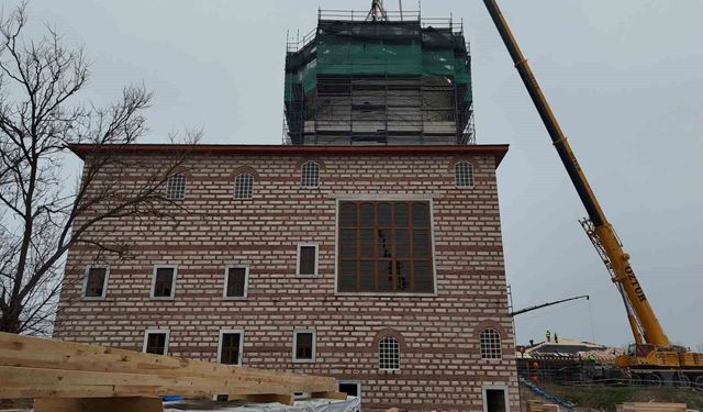 Ecdat mirası Edirne Saray'ında çalışmaların yarısı tamamlandı