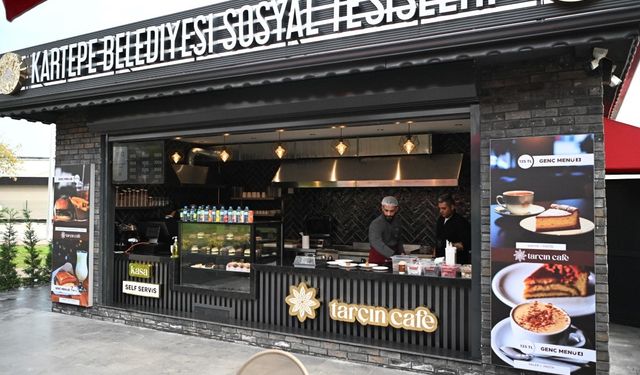 Kartepe'de öğrencilere indirimli hizmet verecek yeni kafe açıldı