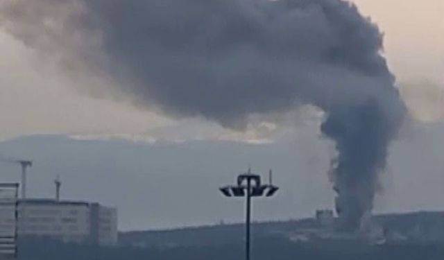 Sakarya Şehir Hastanesi inşaatında yangın