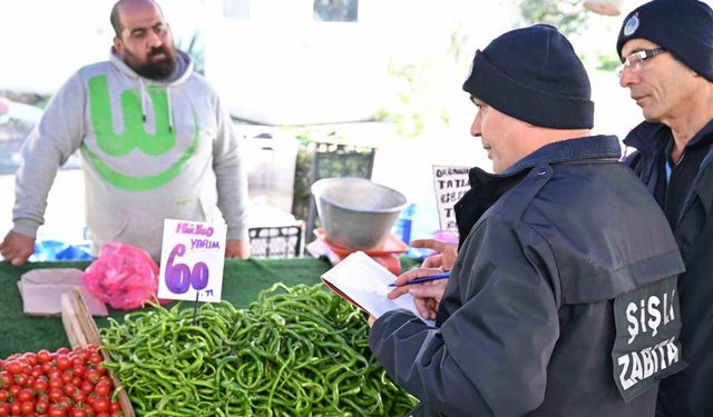 Şişli'de semt pazarlarında fahiş fiyat denetimi