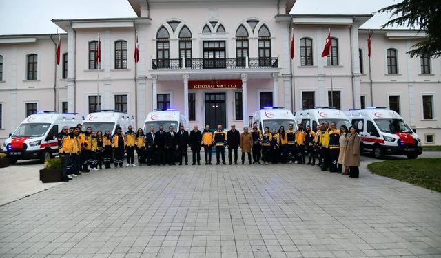 Tekirdağ'a 6 yeni ambulans