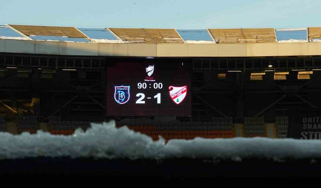 Ziraat Türkiye Kupası: Rams Başakşehir: 2 - Boluspor: 1 (Maç sonucu)