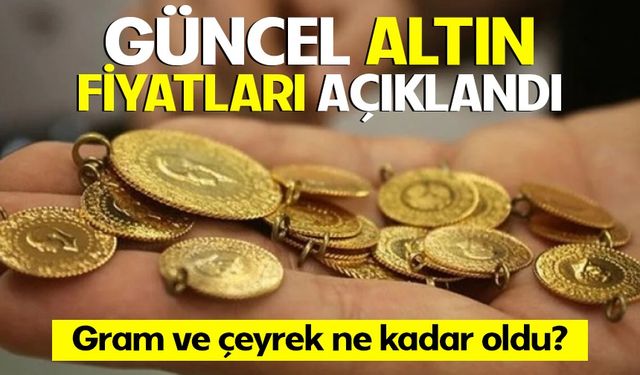 23 Ocak Bursa'da altın fiyatları ne durumda?