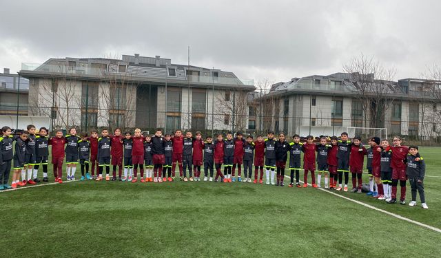 Doğansporlu gençler, Galatasarayla karşılaştı