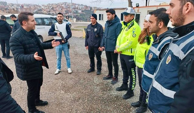 Bilecik İl Emniyet Müdürü Çağlar uygulama noktalarını inceledi