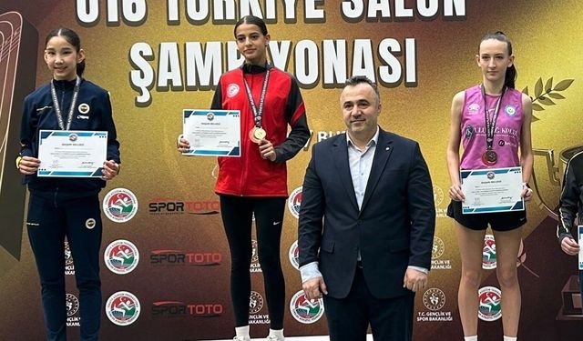 Bilecikli atlet Türkiye üçüncüsü oldu