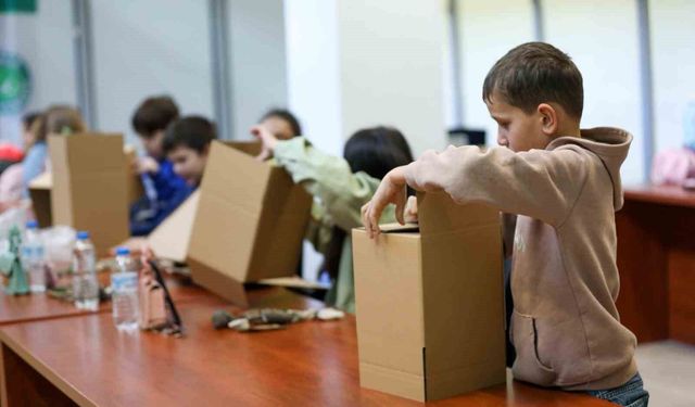 Çocuklar bir günlüğüne mimar oldu