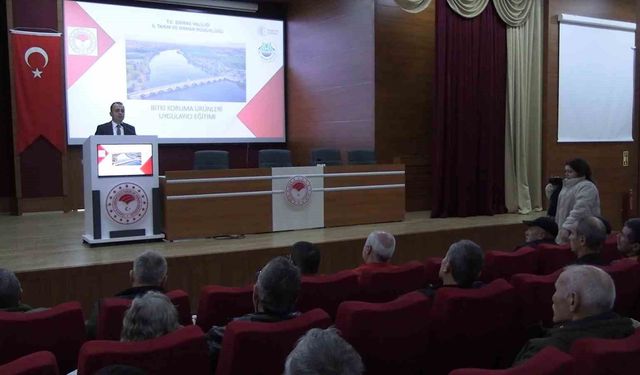 Edirne'de üreticiye B-Reçete eğitimi verildi